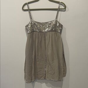 Baby doll skinny strap semi formal mini dress